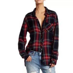 Beachlunchlounge Charley Shirt, Red Plaid S